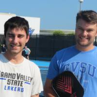 Two Lakers on the Pickleball courts.